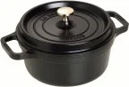 Patelnie - Staub Cocotte 22 cm Czarny 40509-305-0 - miniaturka - grafika 1