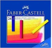 Kredki, ołówki, pastele i pisaki - Faber-Castell Producent Pastele miękkie 24 szt 128324 - miniaturka - grafika 1