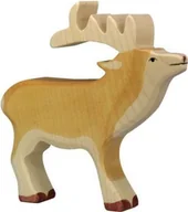 Figurki dla dzieci - Holztiger Drewniany jeleń 80088 - miniaturka - grafika 1