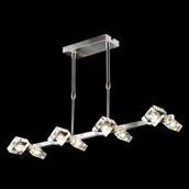 Lampy sufitowe - Luxera Żyrandol Nowoczesny Kryształowy 8pł INUA 1554 - miniaturka - grafika 1