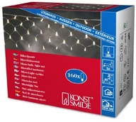 Pozostałe oświetlenie - Konstsmide 3708 003 Microlight siatka świetlna/na zewnątrz (IP44)/zewnętrzny transformator 24 V/160 i jasne żarówki/przezroczysty przewód (3708-003) - miniaturka - grafika 1