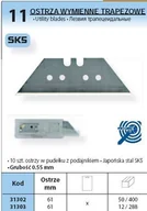 Nożyce i noże - Proline OSTRZA WYMIENNE TRAPEZOWE SK5 31303 - miniaturka - grafika 1