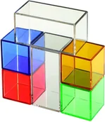 Klocki - Haba Kolorowe szklane klocki budowlane 3533 - miniaturka - grafika 1