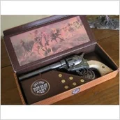 Repliki - broń - Hiszpania OKAZAŁY COLT PEACE MAKER Z 1873 W PUDLE - NABOJE - miniaturka - grafika 1