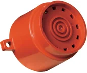 Pozostałe detektory - ComPro Brzęczyk elektroniczny wielotonowy Askari Flange 9-28V/DC IP65 32 tony czerw - miniaturka - grafika 1