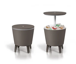 KETER Ogrodowy pojemnik na lód / Cool Bar Taupe 17186745 17186745 - Stoły ogrodowe - miniaturka - grafika 2