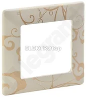 Klawisze i ramki - Legrand 754111VALENA LIFE RAMKA X1 KREM FANTAZJA - miniaturka - grafika 1