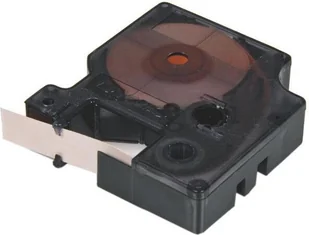 Dymo Oryginał RHINO taśma winylowa 12mm czarna na pomarańczowym S0718490 - Taśmy do drukarek barwiące - miniaturka - grafika 4