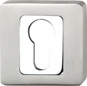 Szyldy i rozety - VDS Rozeta kwadratowa WKŁADKA R62 NIKIEL SATYNA 39-0112 - miniaturka - grafika 1