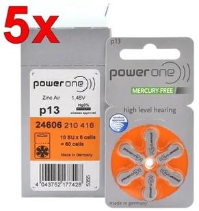 Varta 300 x baterie do aparatów słuchowych Power One 13 MF - Baterie i akcesoria - miniaturka - grafika 2