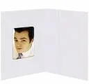 Albumy fotograficzne - Daiber 1x100 Folders f. Passport Photograph, silk white 38x58 mm - 1031 - miniaturka - grafika 1