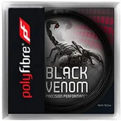 Tenis ziemny - Polyfibre Saitenset Venom, Schwarz, 12.2 M (SB40125-1,25 mm) - miniaturka - grafika 1