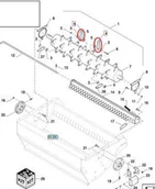 Części i akcesoria do maszyn rolniczych - CNH NÓŻ ROZDRABNIACZA RUCHOMY 84437624 - miniaturka - grafika 1