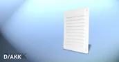 Kratki wentylacyjne - Dospel D/AKK 175 (Kratka aluminium /biały) 007-0441 - miniaturka - grafika 1