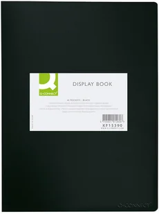 Q-Connect Teczka z koszulkami A3 20 k. czarny - Ofertówki - miniaturka - grafika 2