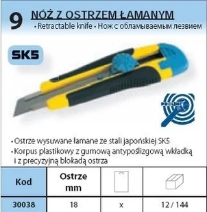Proline nóż Z OSTRZEM ŁAMANYM SK5 30038 - Nożyce i noże - miniaturka - grafika 2