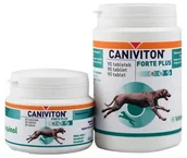 Suplementy i witaminy dla kotów - Vetoquinol Biowet Caniviton Forte Plus 90 tabletek - miniaturka - grafika 1