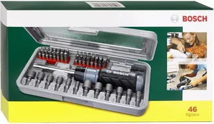 Bosch Komplet bitów z wkrętakiem 46 części Robust - Zestawy narzędziowe - miniaturka - grafika 2
