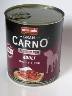 ANIMONDA Grancarno Adult Dog Wołowina i serca 800g - Mokra karma dla psów - miniaturka - grafika 4