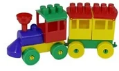 Pociągi dla dzieci - Polesie Poland Zestaw - Lokomotywa z 1 wagonem - miniaturka - grafika 1