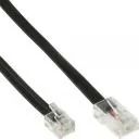 InLine Kabel modularny RJ45 8P4C RJ11 6P4C 3m czarny 18863 - Kable miedziane - miniaturka - grafika 2
