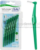 Szczoteczki międzyzębowe - TePe ID Angle (0.8mm) zielone 6szt. - zestaw szczoteczek międzyzębowych (szczote - miniaturka - grafika 1