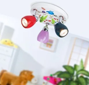 Brilliant Lampa sufitowa Birds, kolorowa G56034/72 - Lampy sufitowe - miniaturka - grafika 3