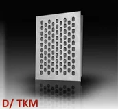 Kratki wentylacyjne - Dospel Kratka nierdzew. ścienna do wewnątrz D/TKM140x210N 007-1823 - miniaturka - grafika 1