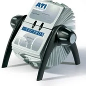 Artykuły biurowe - DURABLE VISIFIX flip, kartoteka obrotowa na 400 wizytówek, z przekładk. - miniaturka - grafika 1