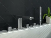 Baterie wannowe i prysznicowe - Kohlman Foxal QB242F - miniaturka - grafika 1