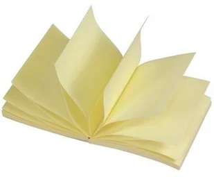 Donau Bloczek samop typu Z 76x76mm 1x100 kart. jasnożółte - Notesy i bloczki - miniaturka - grafika 2