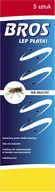 Preparaty na chwasty i szkodniki - Bros , lep na muchy płaski 5szt. - miniaturka - grafika 1