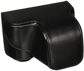 Akcesoria fotograficzne - MegaGear Aparat-megagear skórzana torba na aparat do lustrzanek Sony Alpha a6000, A6300 z obiektywem 16  50 MM, czarny MG406 - miniaturka - grafika 1