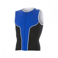 Bielizna sportowa męska - ZEROD Koszulka triathlonowa iSinglet Męska Niebieska - miniaturka - grafika 1