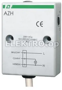 F&F Włącznik zmierzchowy AZH 12V AZH-12V - Czujniki ruchu i zmierzchu - miniaturka - grafika 4