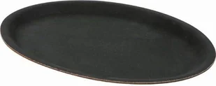 Hendi Taca do serwowania poliestrowa wzmocniona włóknem szklanym antyp. owalna 200x265 czarna | 508725 - Tace i patery - miniaturka - grafika 2