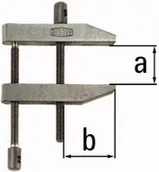 Imadła i ściski - Bessey Zacisk śrubowy równoległy PA PA105 - miniaturka - grafika 1
