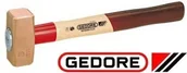 Młotki - Gedore młotek miedziany z trzonkiem hikorowym ze stalowątulejką ochronną 622 H (8672410) - miniaturka - grafika 1