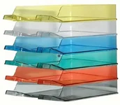 Półki na dokumenty - Bantex BANTEX SZUFLADA NA BIURKO NIEBIESKA - miniaturka - grafika 1