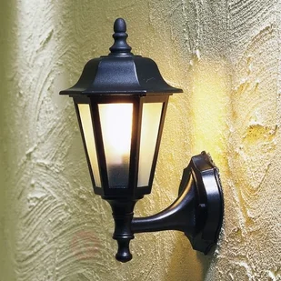 Konstsmide Urocza zewnętrzna lampa ścienna GRADO, czarna - Lampy ścienne - miniaturka - grafika 3