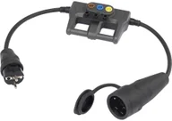 Akcesoria do urządzeń pomiarowych - Voltcraft Adapter pomiarowy [ Złącze męskie z uziemieniem gumowane Złącze z uziemieniem gumowane] DLA-1L 16 - miniaturka - grafika 1