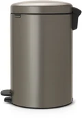Kosze na śmieci - Brabantia Kosz na śmieci pedałowy NewIcon 20l platynowy - miniaturka - grafika 1
