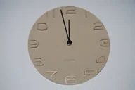 Zegary - Karlsson ścienny On The Edge warm grey by KA5311GY - miniaturka - grafika 1