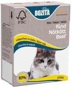 Mokra karma dla kotów - Bozita z Wołowiną kawałki w sosie Kartonik 370g NBOZ3944 - miniaturka - grafika 1