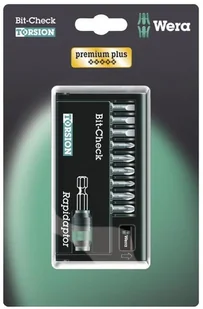 Wera Bity 8600/-9/1K Rapidator 05073410001 płaski krzyżakowy Phillips krzyżakowy Pozidriv stal narzędziowa 10 szt - Klucze i nasadki Wera Bity 8600/-9/1K Rapidator 05073410001 płaski krzyżakowy Phillips krzyżakowy Pozidriv stal narzędziowa 10 szt - Klucze i nasadki - miniaturka - grafika 1