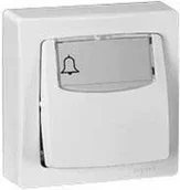 Wyłączniki światła i elektryczne - Legrand 086009 OTEO Przycisk JEDNOB. Z ETYKIET. - miniaturka - grafika 1