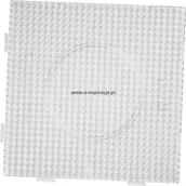 Zabawki kreatywne - Hama malte haaning plastic midi - podkładka uzupełniająca kwadratowa transparentna 23 - miniaturka - grafika 1