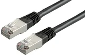 Kable miedziane - Value S/FTP (PIMF-) Patch Cable KONF. Kat. 6, czarno-7,0 m 21.99.1375 - miniaturka - grafika 1
