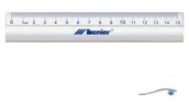 Linijki, ekierki - LENIAR LINIJKA aluminiowa 15 cm 30310 - LENI081 NB-6196 - miniaturka - grafika 1