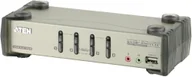 Przełączniki KVM - Aten przełącznik KVM CS1734B-AT-G 4 USB VGA jack 2048 x 1536 px hub USB 2. - miniaturka - grafika 1